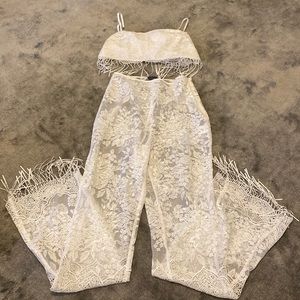 Honolua Crop Top & Pant - Majorelle